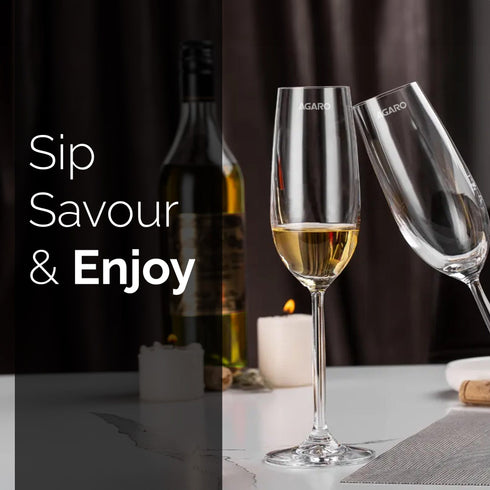 Elegant Wine Glass 195ml, Set of 6, Whisky, Vodka, Tequila, Liquor, Wine Tasting, Cocktail, Home, Bar