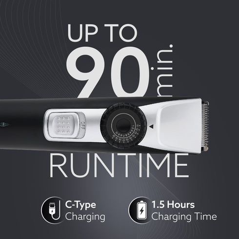 Beard Trimmer MT1155, Adjustable Beard Trimmer for Men with Precision Dial, USB Rechargeable, 20 Length Settings Mustache Trimmer for Mens Gifts