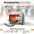 Imperial 30L Digital OTG, Convection Oven Toaster Griller with 9 Preset Cooking Modes, Motorized Rotisserie, Backlit LCD, for Baking, Grilling & Toasting, Silver