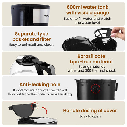 Royal Drip Coffee Maker - 750W