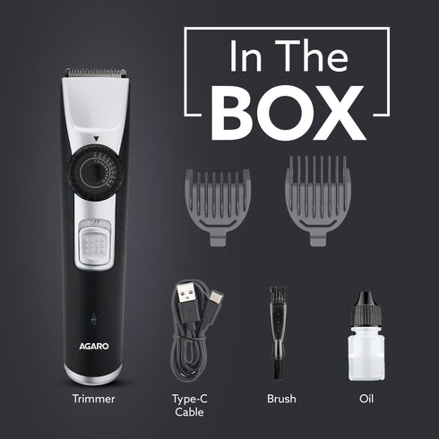 Beard Trimmer MT1155, Adjustable Beard Trimmer for Men with Precision Dial, USB Rechargeable, 20 Length Settings Mustache Trimmer for Mens Gifts