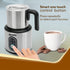 Regal Milk Frother for Coffee, 4 in 1 Electric Detachable Milk Frother and Heater | Made of Stainless Steel with Hot & Cold Foam Function for Latte, Cappuccino, Macchiato, Hot Chocolate