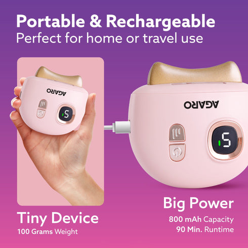 Electric Gua Sha Massager 1719 blends traditional skincare with modern tech. With 9 modes, red light therapy, sonic pulses, and heat therapy, it helps reduce acne, smooth wrinkles