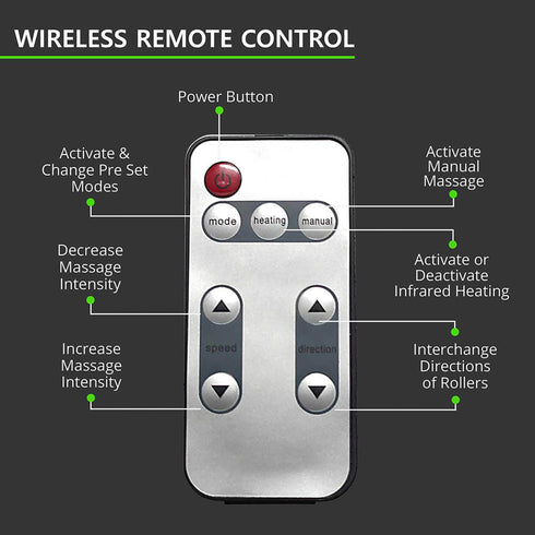 Agaro Grand Shiatsu Foot Massager Wireless Remote