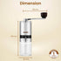 Elite Manual Coffee Grinder - Silver
