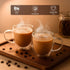 Elite Double Wall Glass Cups 250ml, Pack of 2 | Premium Borosilicate, Heat Resistant, Microwave & Dishwasher Safe, Ideal for Coffee, Tea, Latte & Cold Beverages