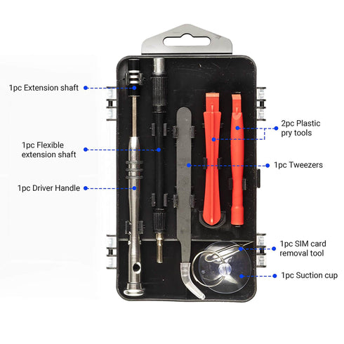 112pcs Precision Screwdriver Set, for Smartphone, Mobile, Laptop, Tablet, Game Console and Household Repair