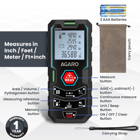 LDM100 Laser Distance Meter