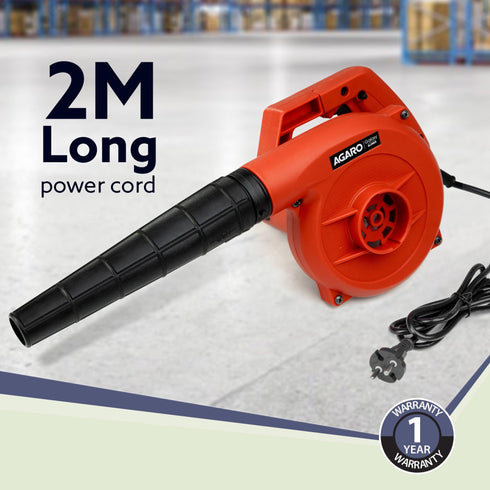 Galaxy Electric Blower, Blow Rate 2.8 m3/Min, 600W Copper Motor, 13000 RPM, Professional Quality, Clears Away Dust Particles From Furniture, Cars, Windows & Other Rigid Surfaces, Red