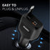 Turbo 84 W 3 in1 Car Charger with 86 cm Retractable Cable