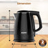 Royal Double Layered Kettle-1.5 Litres - Black