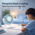 Delight Mini Desk Fan, Rechargeable & Portable