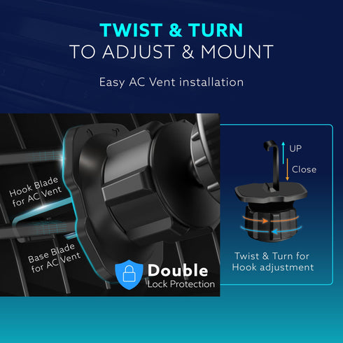 Magnetic Car Mobile Holder Stand with Ultra-Strong N52 Magnet