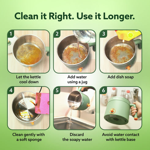 Regency Multi Cook Kettle With Steamer - 1.2 Litres - Sea Green