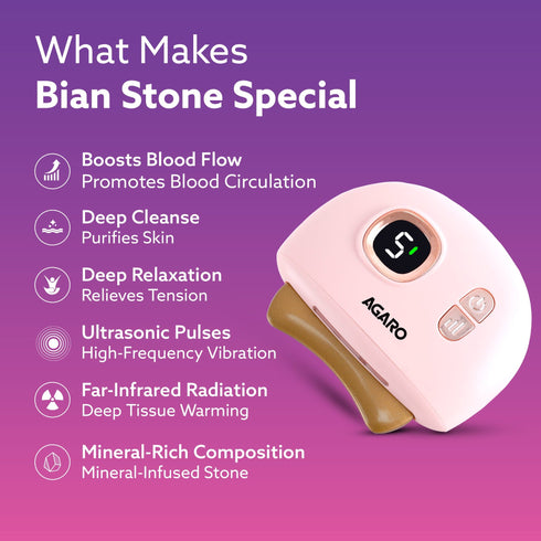 Electric Gua Sha Massager 1719 blends traditional skincare with modern tech. With 9 modes, red light therapy, sonic pulses, and heat therapy, it helps reduce acne, smooth wrinkles