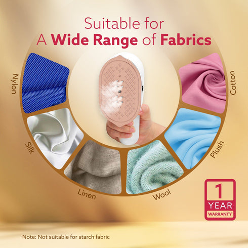 Regal Mini Garment Steamer, 1200 Watts, Wrinkle Remover, Fast Heating, Scratch Resistant Titanium Coated Plate, 2In1 Horizontal Vertical Use