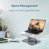 Metal Laptop Stand, 360° Rotating