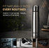 Delite Stainless Steel Flask with Bag, 1000ml, Up to 24 Hrs Hot & Cold, ISI Certified, Triple Vacuum Insulated, Leak Proof, Flip Lid Closure, BPA & Rust Free, for Travel, Office & Outdoor Use