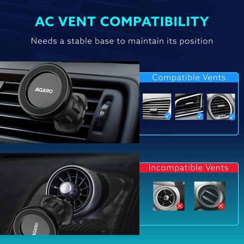 Magnetic Car Mobile Holder Stand with Ultra-Strong N52 Magnet