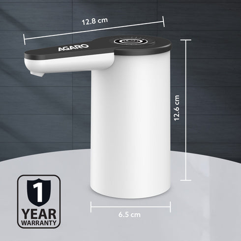 Imperial Automatic Electric Water Dispenser Pump for 20 Litre Bottle | USB Rechargeable, Portable Drinking Water Pump for Home, Kitchen, Office & Camping