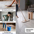 Flat Mop and Bucket Set | 360° Rotating Microfiber Flat Mop for Floor Cleaning | Hands-Free Squeeze & Wash Mop System with Bucket for Home Cleaning