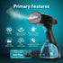 Signify Handheld Garment Steamer-Black & Blue