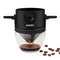 Pour Over Coffee Maker with Double Mesh Filter, Food Grade 304 Stainless Steel & Plastic Coffee Dripper, 100% Paperless, Foldable-Portable & Easy to Clean, Retains True Coffee Flavour