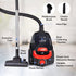 ICON Bagless Vacuum Cleaner , 1600Watts, For Home Use, Cyclonic Suction System, 24 kPa S uction power, Adjustable Suction Controller, Dry Vacuuming, 1.5L Bagless Dust Collector, Black and Red