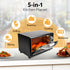 Majestic 30L OTG 1500W, with Motorized Rotisserie Baking & Grilling Accessories, Oven For Kitchen, Transparent Glass Door, Uniform Heating, Adjustable Temperature Control, 1-Year Warranty, Black