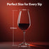 Elegant Wine Glass 390ml, Set of 6, Whisky, Vodka, Tequila, Liquor, Wine Tasting, Cocktail, Home, Bar