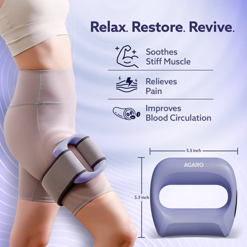 Ring Massager, Deep Tissue Massage, Mini Massage Gun for Pain Relief & Relaxation, Rechargeable, Handheld, 5 Speed Setting, 3 Modes, For Men and Women