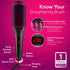 HSB2206 Hair Straightening Brush - 2 in 1