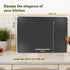 Elite Sliding Tray S3, for Kitchen Appliances, Smooth Countertop Slider Tray with Rubber Wheels for Coffee Machine, Mixer Grinder, Air Fryer, Micro Oven & More, Anti-Slip & Durable Build, Black