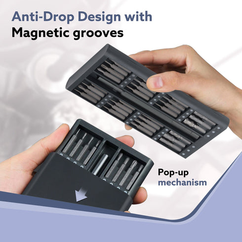 62 In 1 Mini Precision Screwdriver Set, Multifunction Magnetic Driver Bit Set, Pocket Screwdriver Tool Set, Mini Screwdriver Kit, DIY, Home Use, Repair Tool Kit for Electronics, Tablet, Cell phone