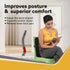 Back Support, For Chair & Car Seat, Chair Back Support, For Back Pain, Back Rest For Chair Office Lumbar Support, For Car Back Rest Support, Back Support, Pillow Cushion Memory Foam, Black