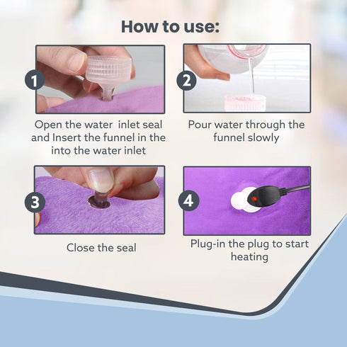 Electric Hot Water Bag HB361, For pain relief, heating bag electric, Heating Pouch, Hot Water Bottle Bag, Heating Pad For Pain Relief, Muscle Stiffness