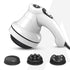 Atom Electric Handheld Full Body Massager with 3 Massage Heads, Mesh Cover, Variable Speed Settings for Pain Relief and Relaxation, Back, Arms, Leg & Foot, White