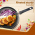 Elegant Non Stick Tawa, 28 cm Diameter, Induction and Gas Oven Friendly, Riveted Cool Touch Handle, Granite Finish, PFOA Free, 4 mm Thick, Dosa, Idli, Roti, Cooking, cookware, Black