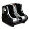 Amaze Foot, Calf & Leg Massager Machine , with Vibration & Heat, 3 Massage Levels, 4 motors for Home Usage (Silver - Black)