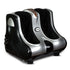 Amaze Foot, Calf & Leg Massager Machine , with Vibration & Heat, 3 Massage Levels, 4 motors for Home Usage (Silver - Black)