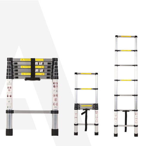 Telescopic Ladder 6.5 ft/7 Steps LD2014