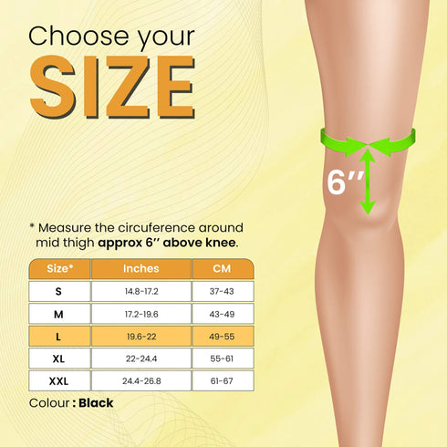 Knee Wrap Hinged With Open Patella, Rigid Biaxial Hinge, Neoprene Layer For Pain Relief, Braces Walking, Workout And Sports, Large, Black