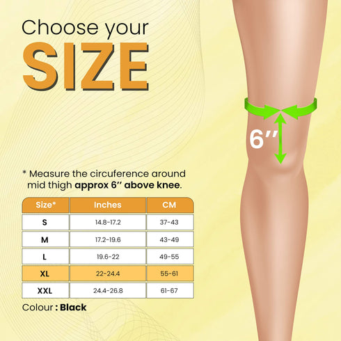 Knee Wrap Hinged With Open Patella, Rigid Biaxial Hinge, Neoprene Layer For Pain Relief, Braces Walking, Workout And Sports, XL, Black