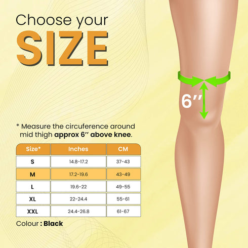 Knee Wrap Hinged With Open Patella, Rigid Biaxial Hinge, Neoprene Layer For Pain Relief, Braces Walking, Workout And Sports, Medium, Black