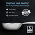 Stainless Steel Regency Triply Wok 20CM, 1.5L