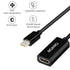 4K@30Hz Mini DisplayPort (Mini DP) to HDMI Female Thunderbolt 2.0 Adapter Suitable for Apple MacBook Pro MacBook Air Microsoft Surface Pro 4 Pro 3 Thinkpad Google Pixel Chromebook, Black