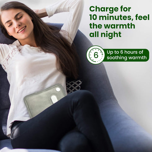 HB371 Electric Hot Water Bag - Grey