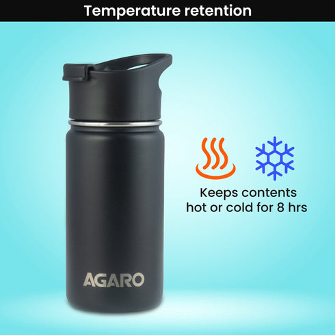 Imperial Vacuum Flask 420ml Black