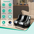 Amaze Foot, Calf & Leg Massager Machine , with Vibration & Heat, 3 Massage Levels, 4 motors for Home Usage (Silver - Black)