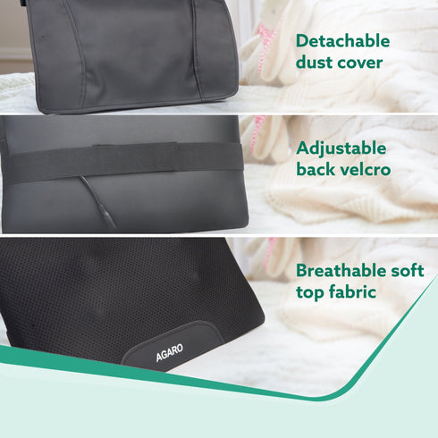 Deluxe Shiatsu neck & back cushion Massager